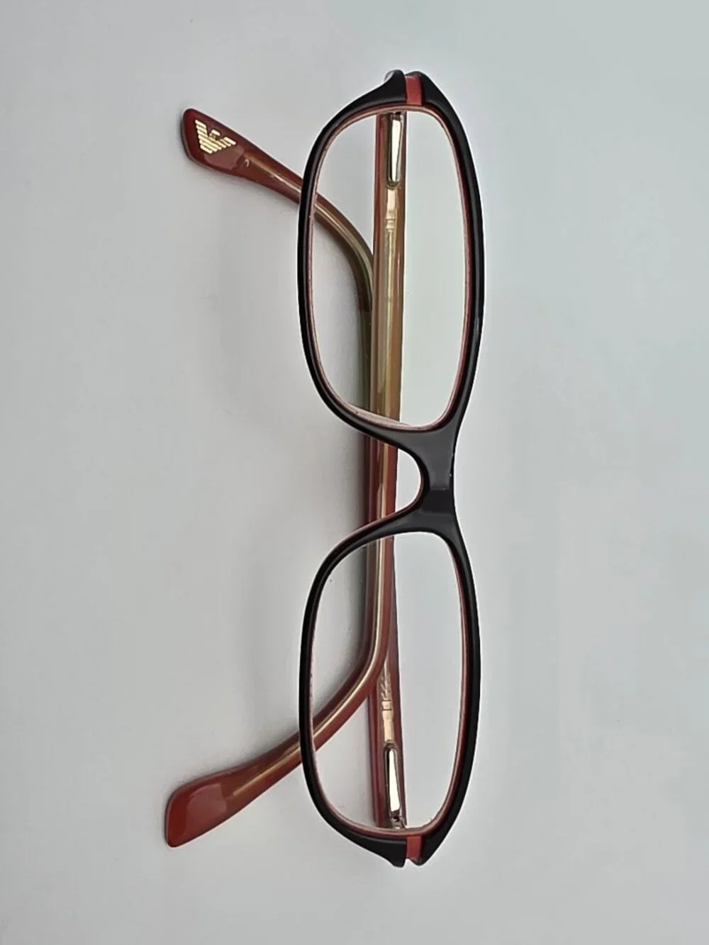 Emporio Armani EA9305/N GAQ Black Pink Petite Eyeglasses Frame w/ Flexhinge 51mm